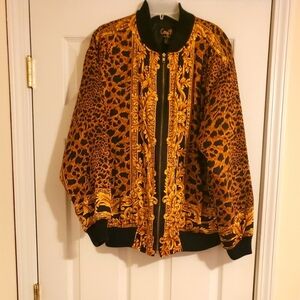 100%Silk Bomber Jacket (exclusive of trim)